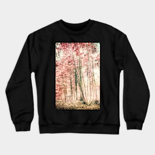 Through the red woods Crewneck Sweatshirt